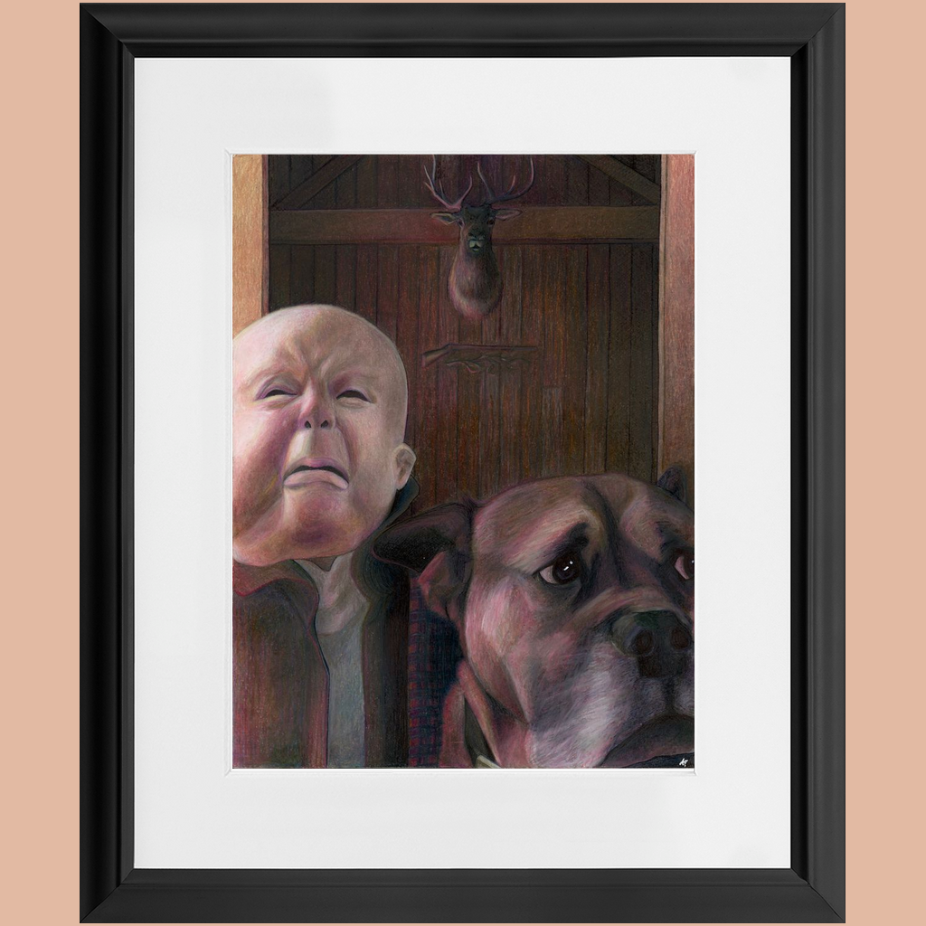 master is regressing Framed Print