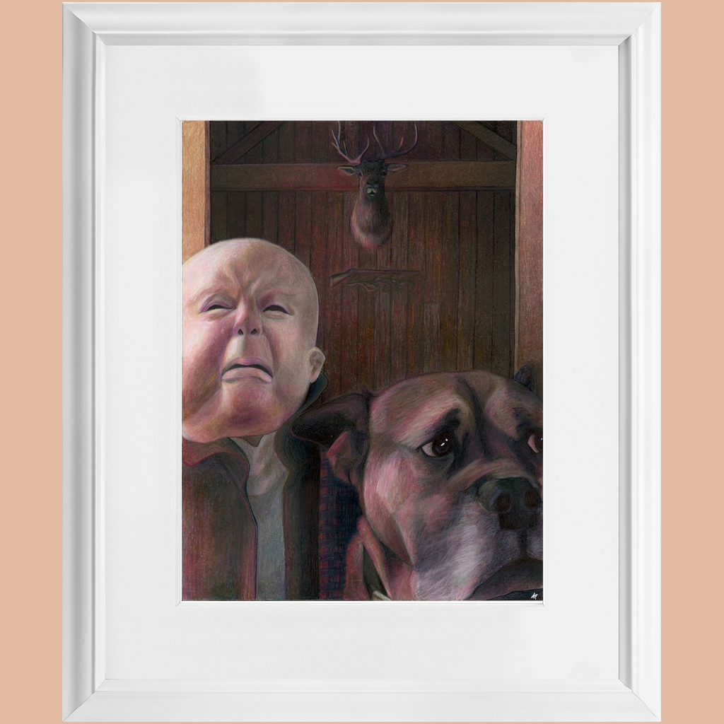 master is regressing Framed Print